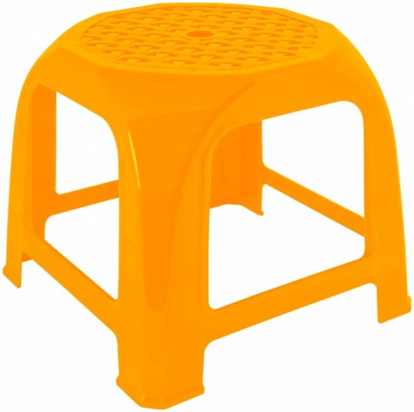 Табурет пластиковий Алеана Малятко 27x32x32 см помаранчевий  