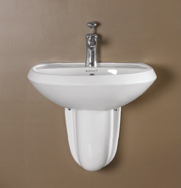 Умывальник Sonet YUGA с пьедесталом (56х45см)