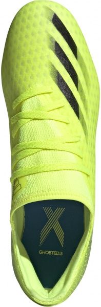 Бутсы Adidas X GHOSTED.3 FG FW6948 р. UK 9,5 желтый