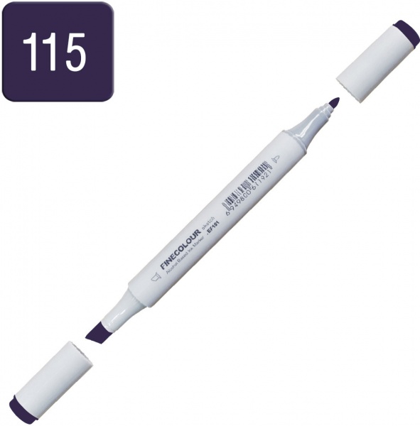 Маркер спиртовий FINECOLOUR Junior EF101-115 пігментований фіолетовий 