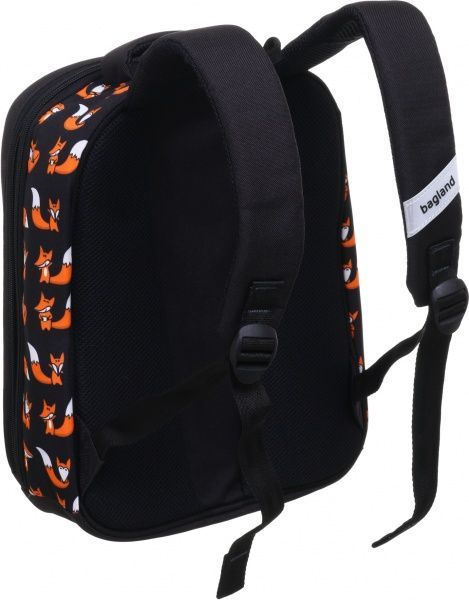 Ранець шкільний Bagland Turtle Littel Fox Move чорний суб.1037 (13470)