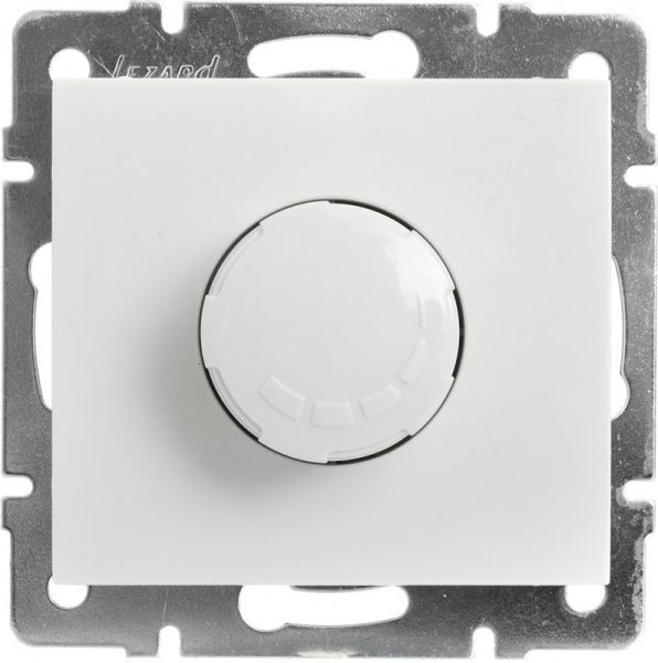 Світлорегулятор поворотний Lezard Rain 800Вт IP20 білий 703-0288-115