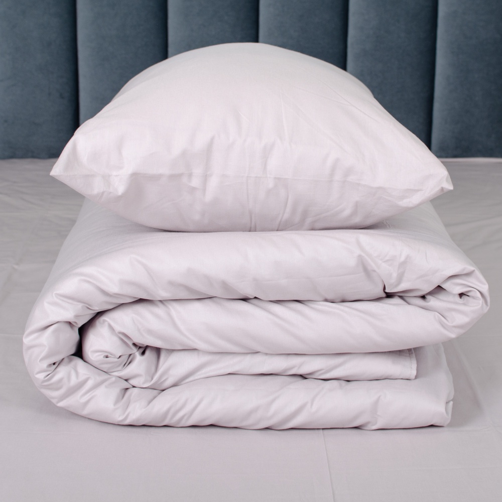 Наволочка Моно поплин 70x70 см пудровый