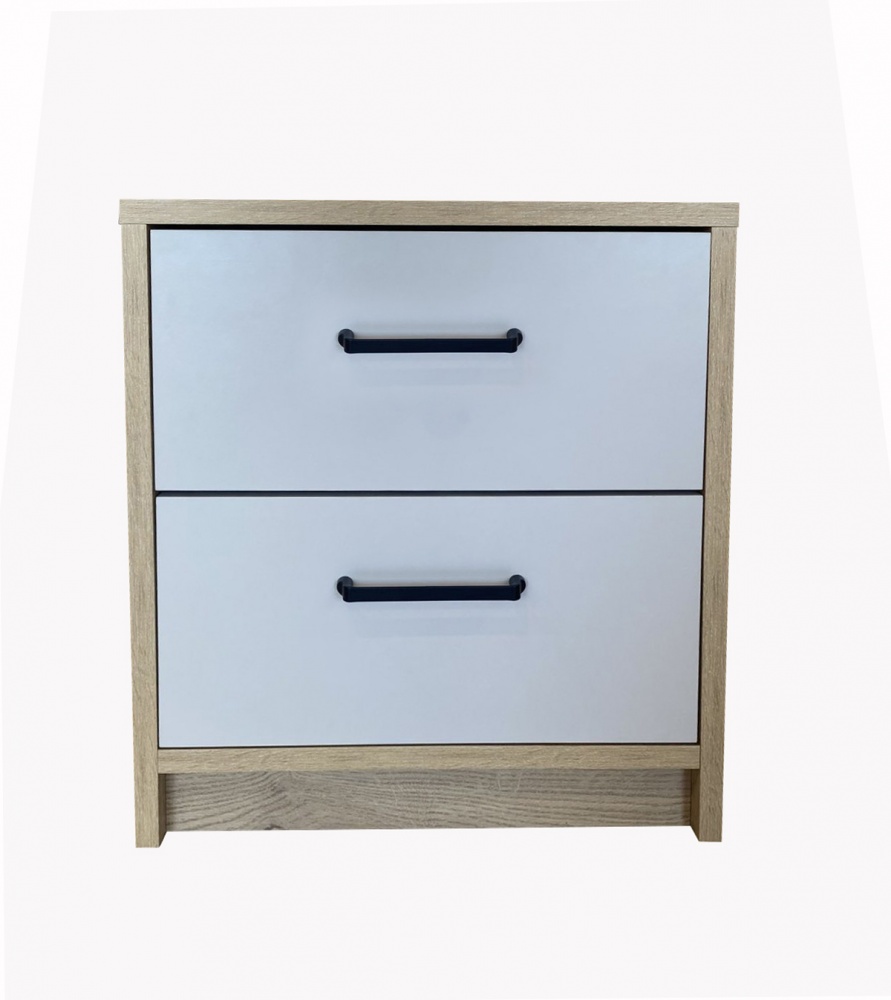 Тумба прикроватная Kartissa Матера 440x490x354 мм дуб кремона торро/кашемир (М-ТКр 2ш/к)