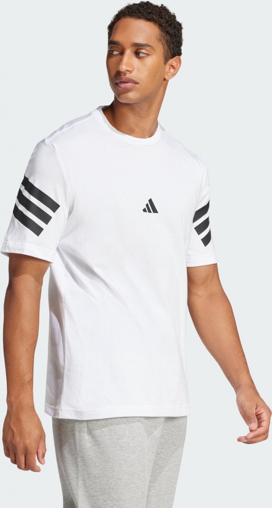 Футболка Adidas M FI 3S REG T WHITE JD4880 р.XL білий