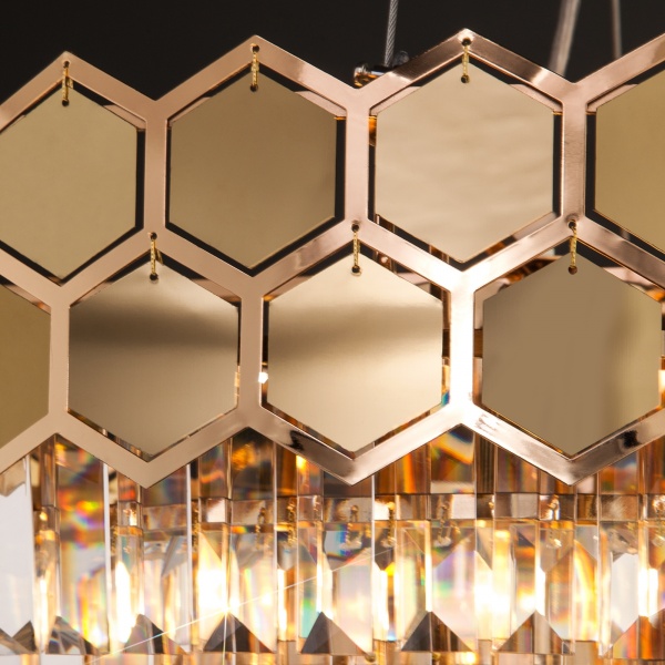 Люстра підвісна Strotskis Ariana 5x60 Вт E14 золото 10113/5 (золото) 