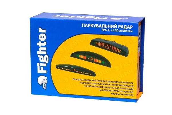 Паркувальний радар Fighter FPS-4A Black 