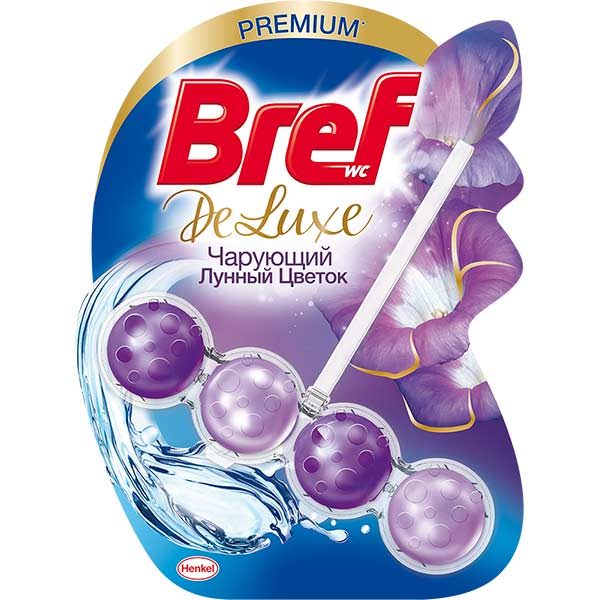 Туалетный блок Bref De Luxe Волшебный лунный цветок 50 г