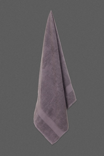 Набор полотенец махровых Tara с бордюром 2 шт 50x90 см серый La Nuit 