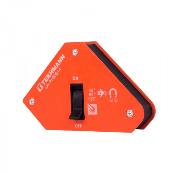 Магнит для сварки Tekhmann треугольный с положением для хранения 14 кг 9100014