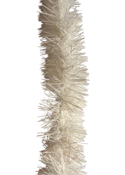 Дождик новогодний Long Dragon LD25-005 9 см 2 м белый