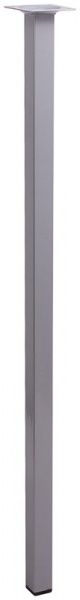 Мебельная ножка Larvij L61S70MS25 квадратна 25х25х700 мм срібляста 