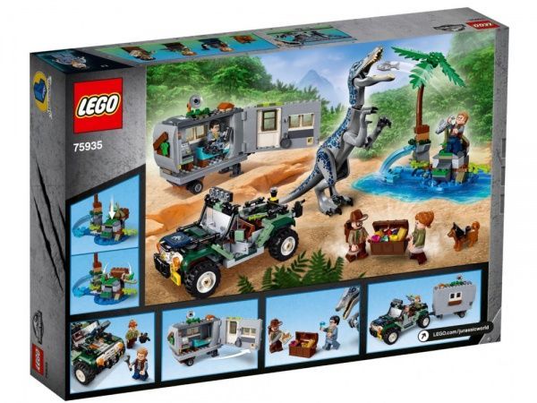 Конструктор LEGO Jurassic World Схватка с Бариониксом: Поиск сокровищ 75935