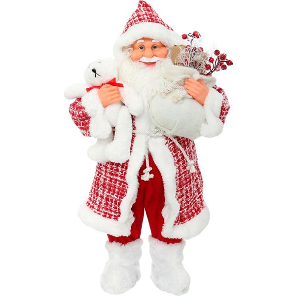 Фігура Дід Мороз S17202А 60 см червоно-білий