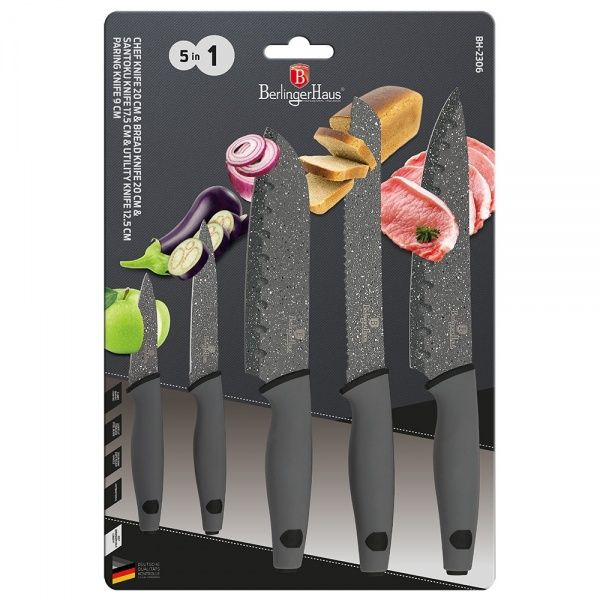 Набір ножів Stone Touch Line 5 предметів BH 2306 Berlinger