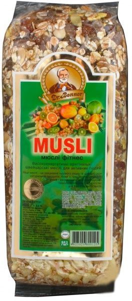 Мюсли Dr. Benner фитнес 400 г (4823029800125) 