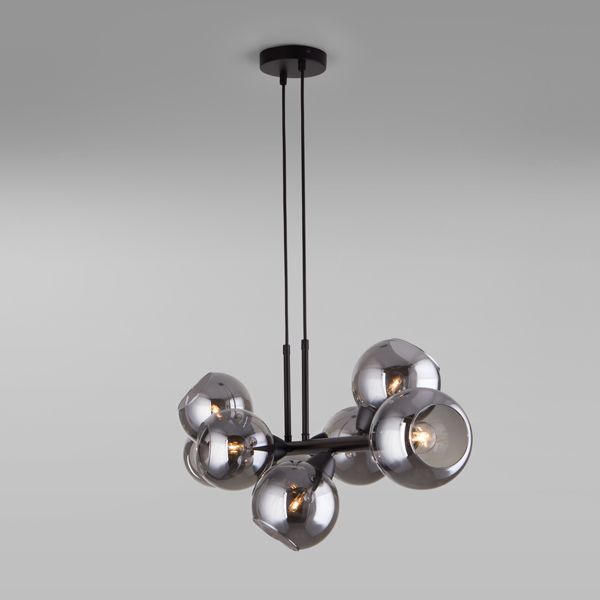 Люстра подвесная Strotskis Roger 70113/8 8x40 Вт E14 светлое серебро 