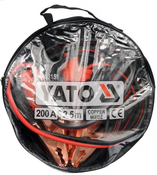 Старт-кабель YATO 200 A 2,5 м