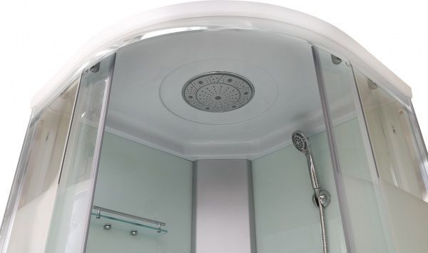 Гидромассажный бокс Water House ZQ-263 100x100 профиль хром, стекло прозрачное