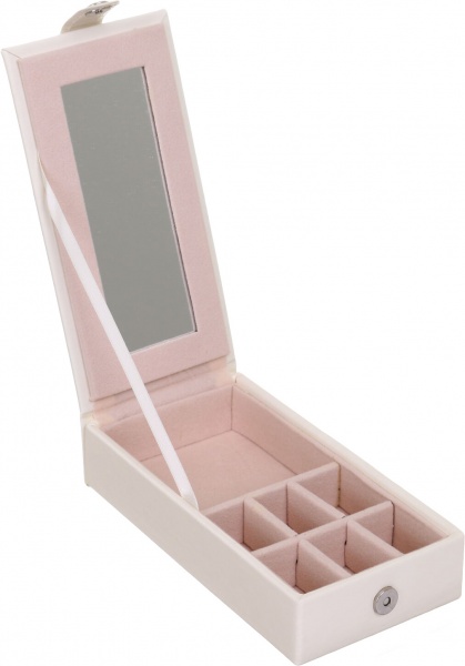 Скринька для прикрас Royal case 25,2х25,2х8,6 cм біла