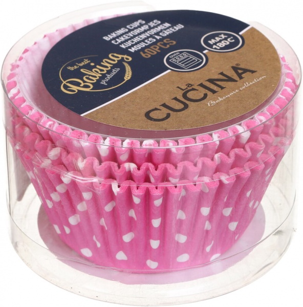 Формочки для кексов 5x3,5 см 60 шт. в ассортименте