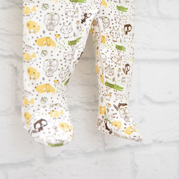 Чоловічок унісекс Blanka Тваринки р.56–62 білий 12891 