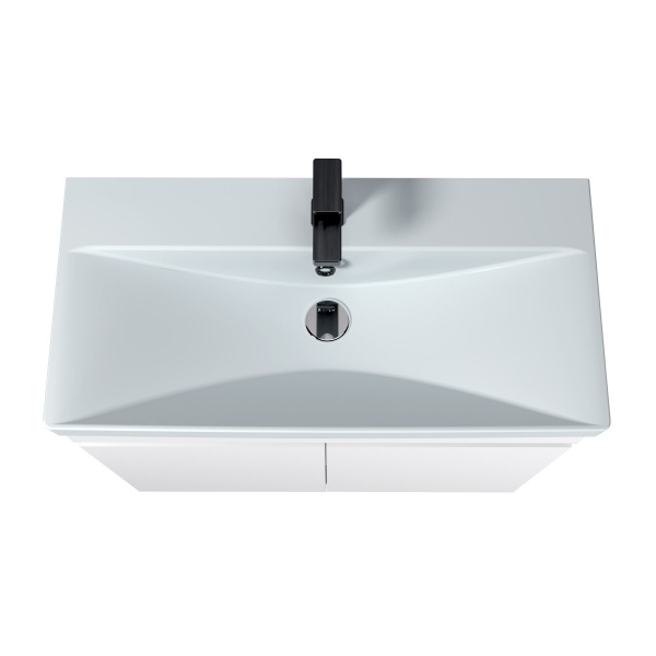 Тумба підвісна Мойдодир URBAN-80-U Біла з умивальником Sempre