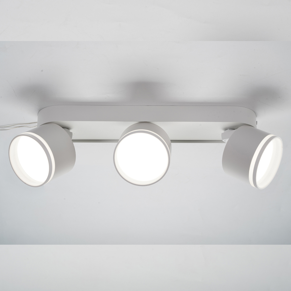 Світильник накладний поворотний LightMaster GX53 білий MLT508-3