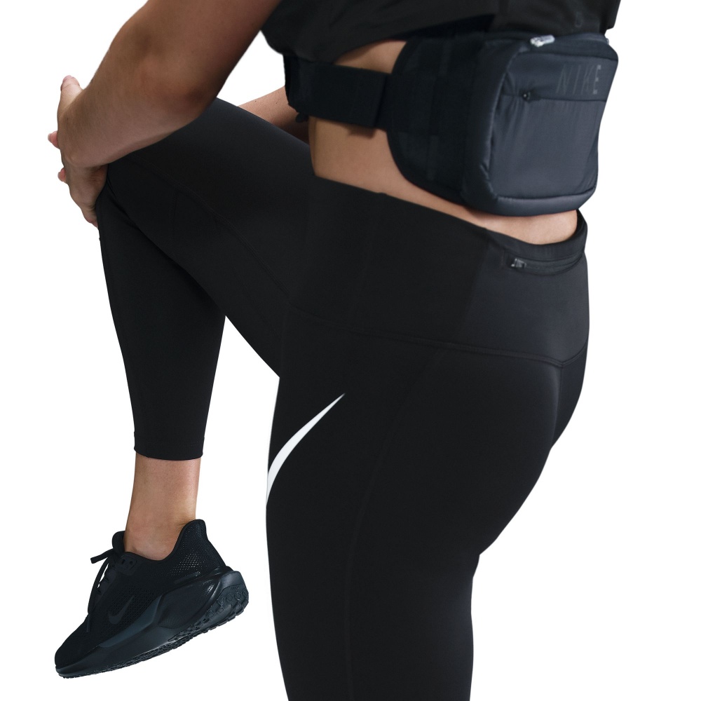 Тайтсы Nike W NK DF TEMPO HR 7/8 TGT SWHBR HV2304-010 р.L черный