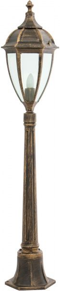 Ліхтарний стовп Інтерклас Ліма E27 60 Вт IP43 античне золото 8021F 