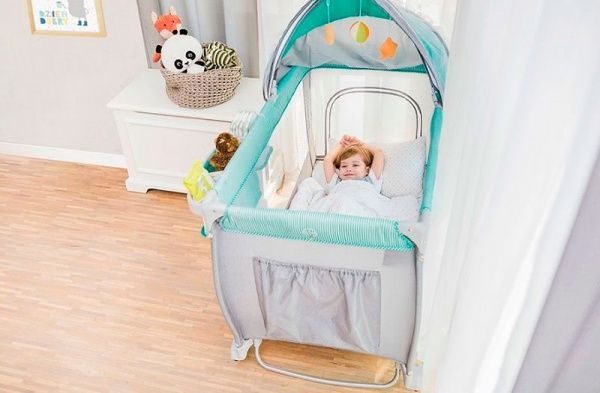 Манеж-кровать Lionelo Sven Plus turquise LO.SV01