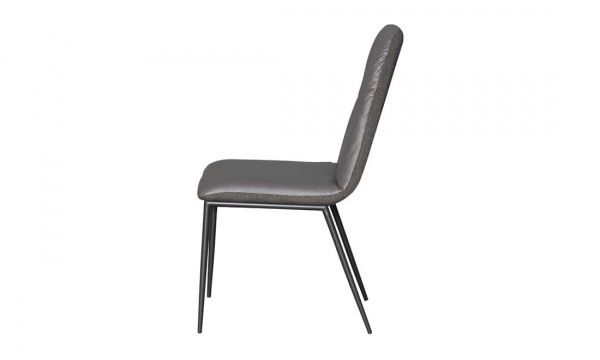 Стілець обідній Флоріно X-1873 465х630х900 мм чорний/сірий