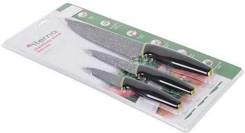 Набор ножей на подставке Mineral KN9073 3 ножа Iterna