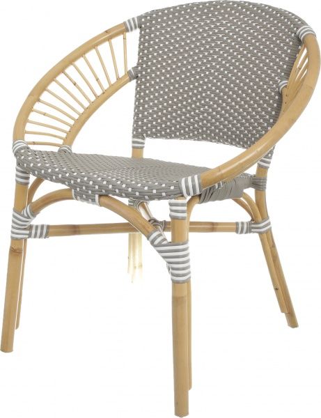 Стул Cruzo Хотин 78x70x61 см бежевый с серым 