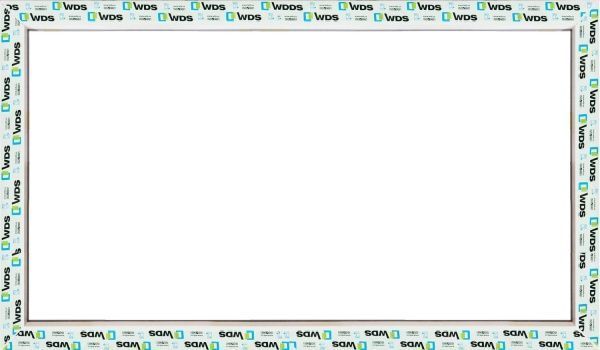 Вікно глухе WDS 5S 1000x600 мм без відкривання однокамерний склопакет 24 мм 