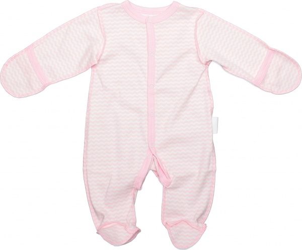 Комбінезон дитячий для дівчинки Маленькие люди зигзаги 9001-110 р.62 рожевий 