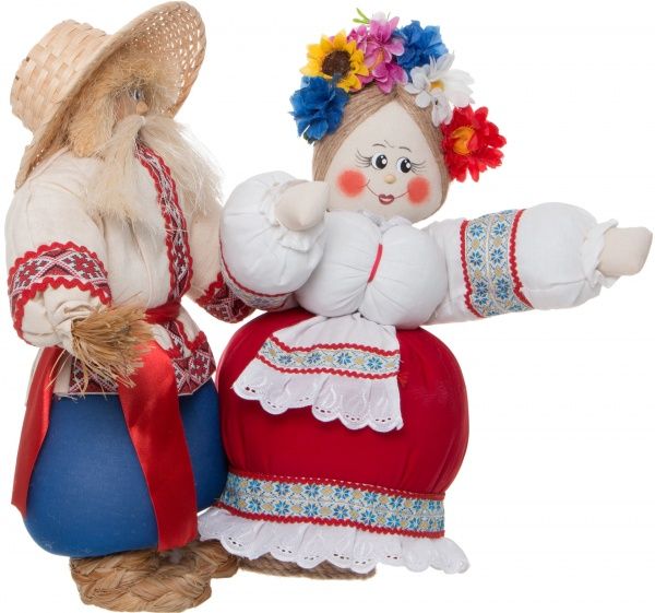 Куклы интерьерные Свадебная пара 58х54 см