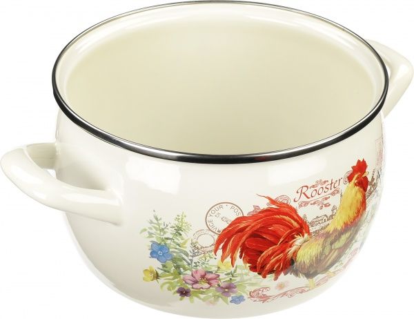 Кастрюля с крышкой Принц 2,2 л Золотой петушок 2681 Metrot