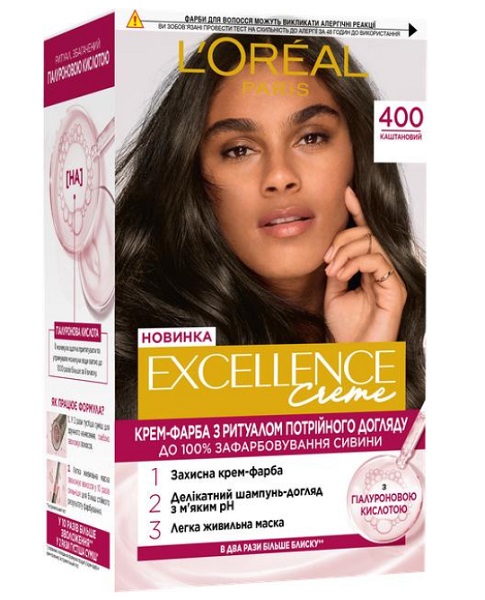 Краска для волос Excellence EXCELLENCE 4 каштановый