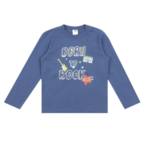 Піжама дитяча для хлопчиків Funtime р.92 синій із принтом 