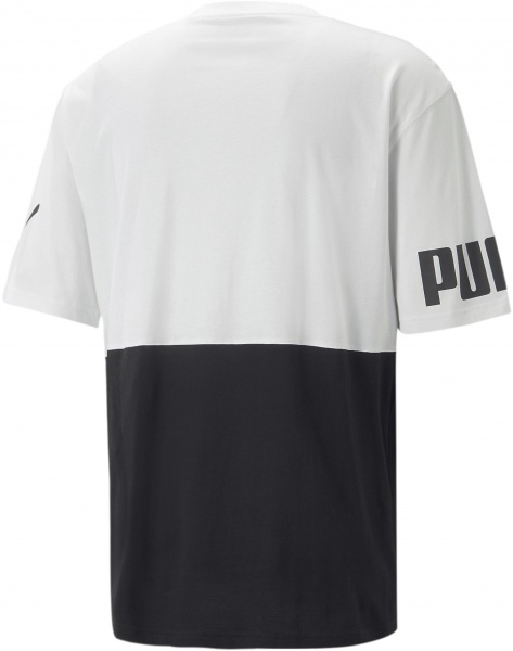 Футболка Puma PUMA POWER COLORBLOCK TEE 67332102 р.2XL білий