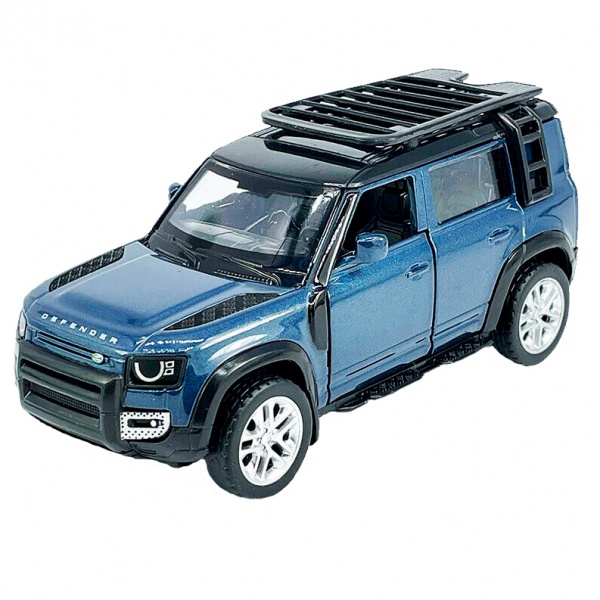Машинка TechnoDrive 1:32 LAND ROVER DEFENDER 110 (синий) 250290