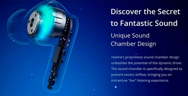 Навушники бездротові realme Buds Air 3 Neo starry blue (RMA2113) 