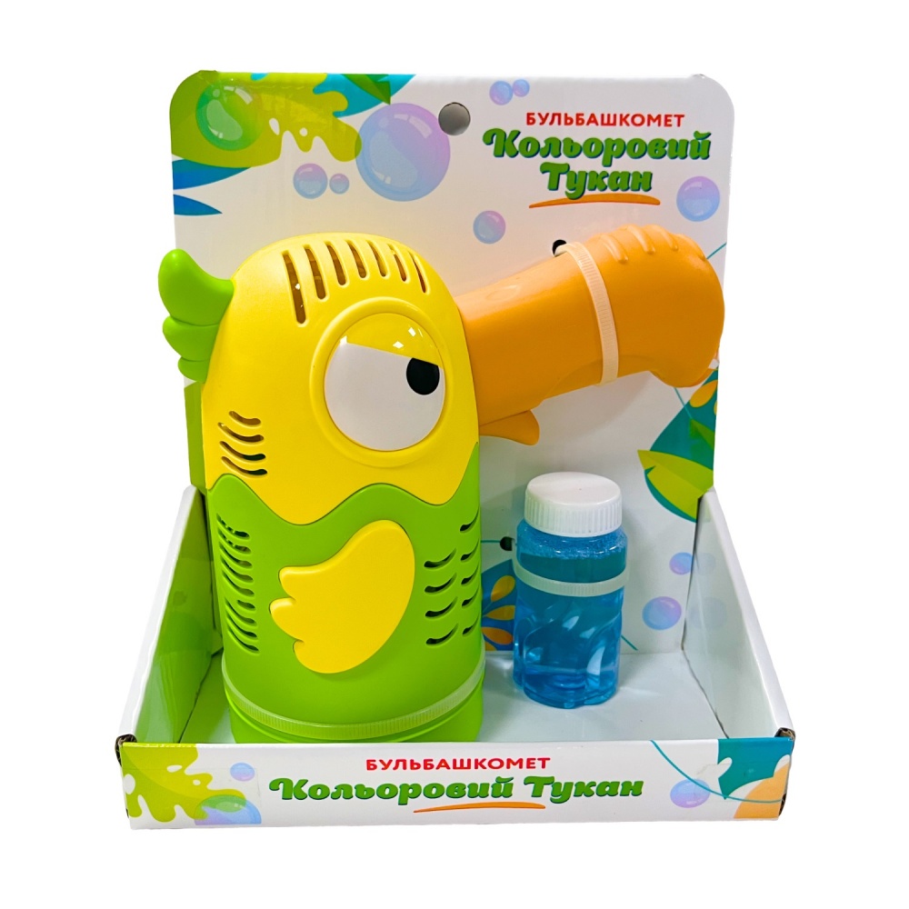 Іграшка Zhorya Бульбашкомет Кольоровий тукан 50 мл C575-16-A