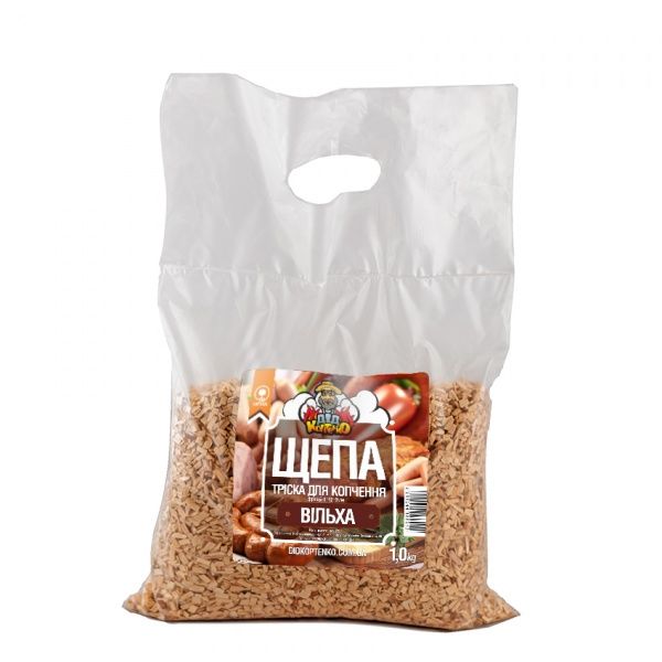 Тріска для копчення вільха фракція 6*12*3 мм 1 кг