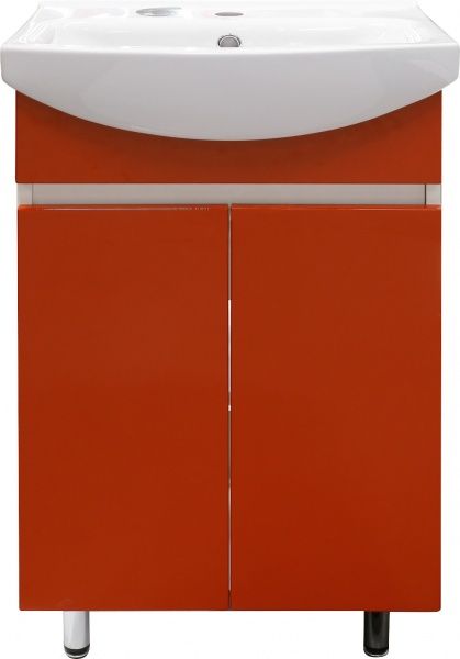 Тумба підлогова Грейд Агата 60 червона під умивальник Cersania 60