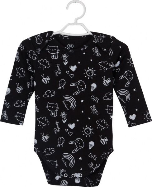 Комбинезон Фламинго ясельный р.68 черный 494-217