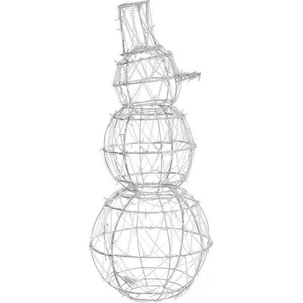 Светодиодная фигура Снеговик 1.3 м LED