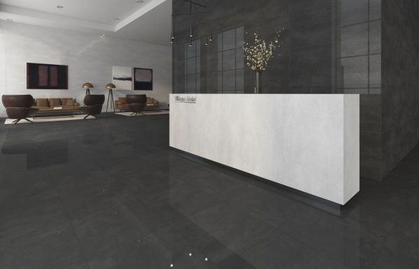 Плитка Emigres Slab Negro 60x60 