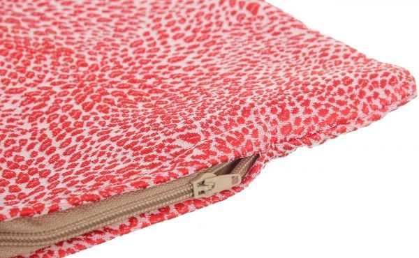 Наволочка для декоративної подушки BOA 50x50 см красный Textilia 